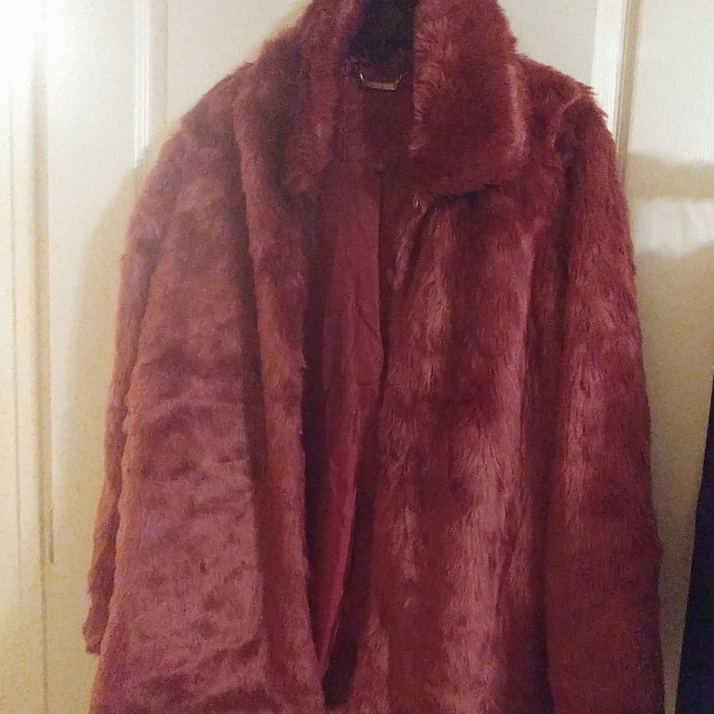 JouJou Faux Fur Coat NWOT